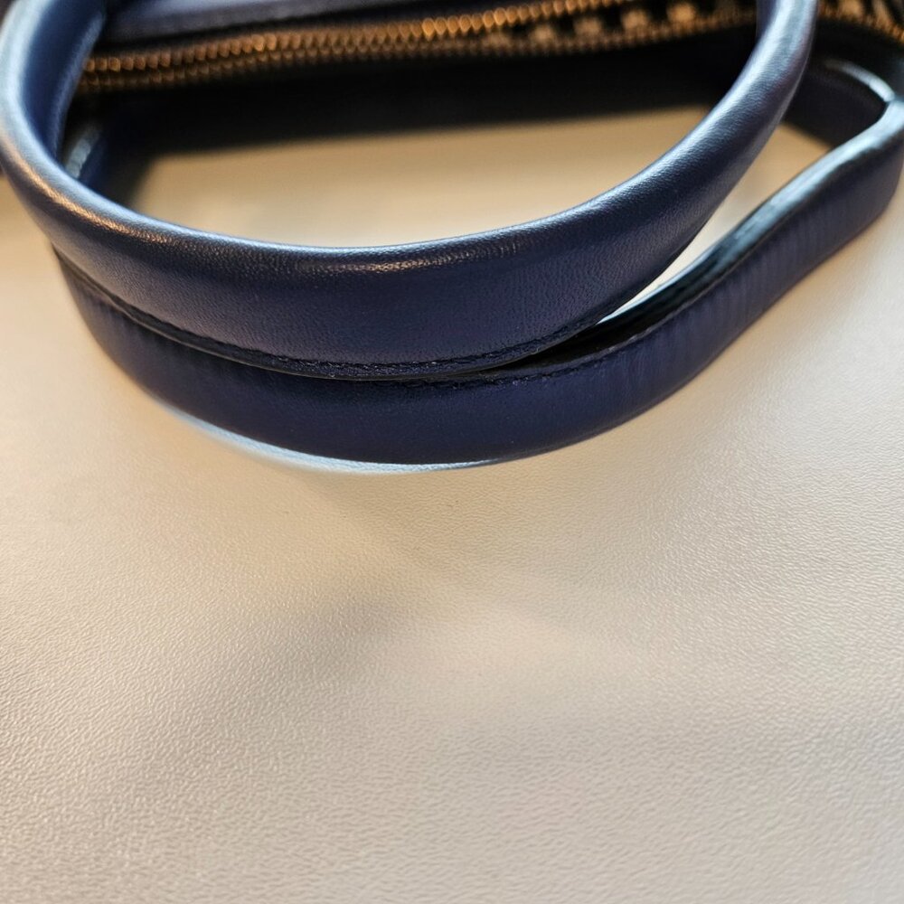 Kate Spade Blue Leather Satchel Medium - Picture 5 of 16